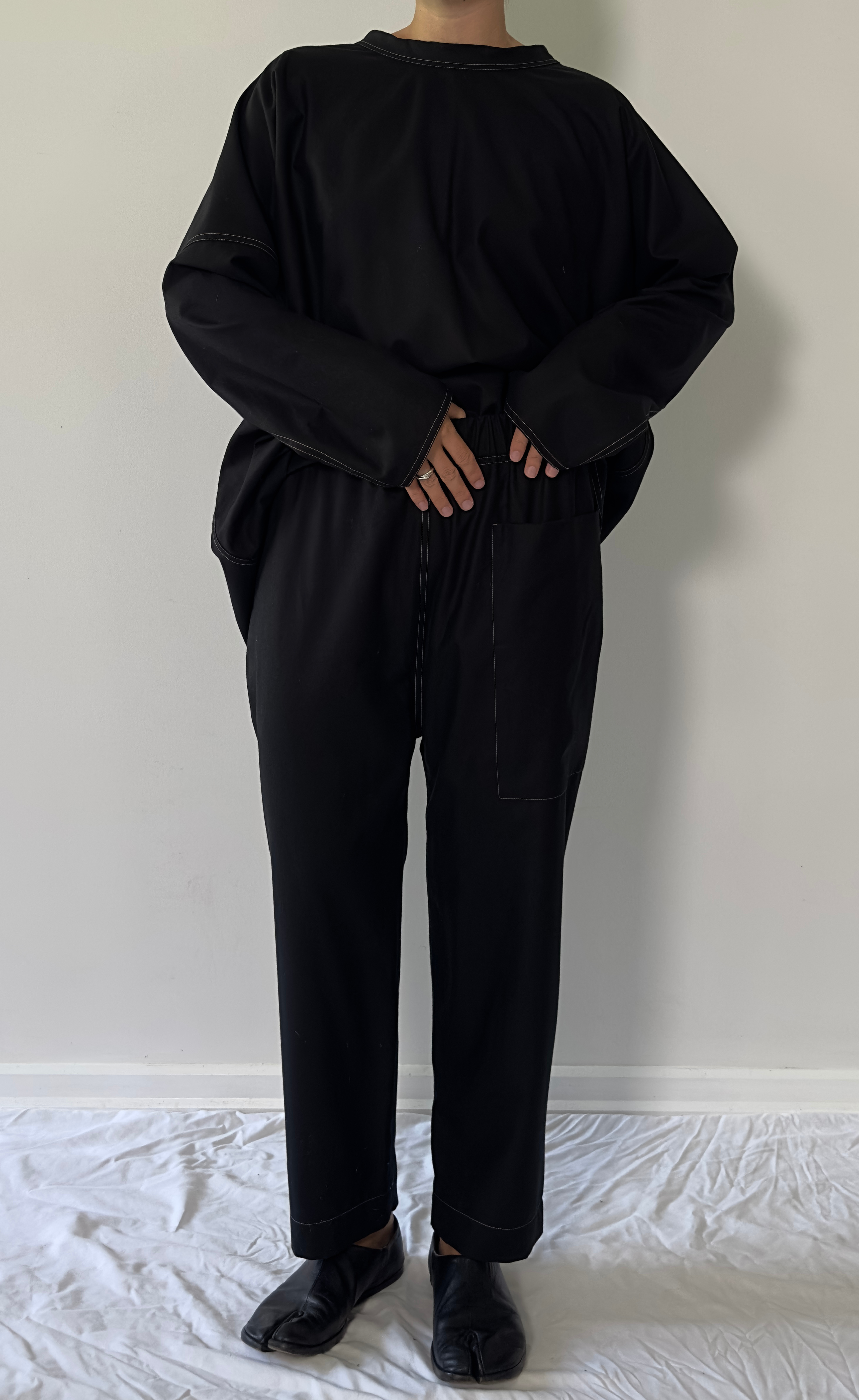 SOFIE D'HOORE - Black wool set