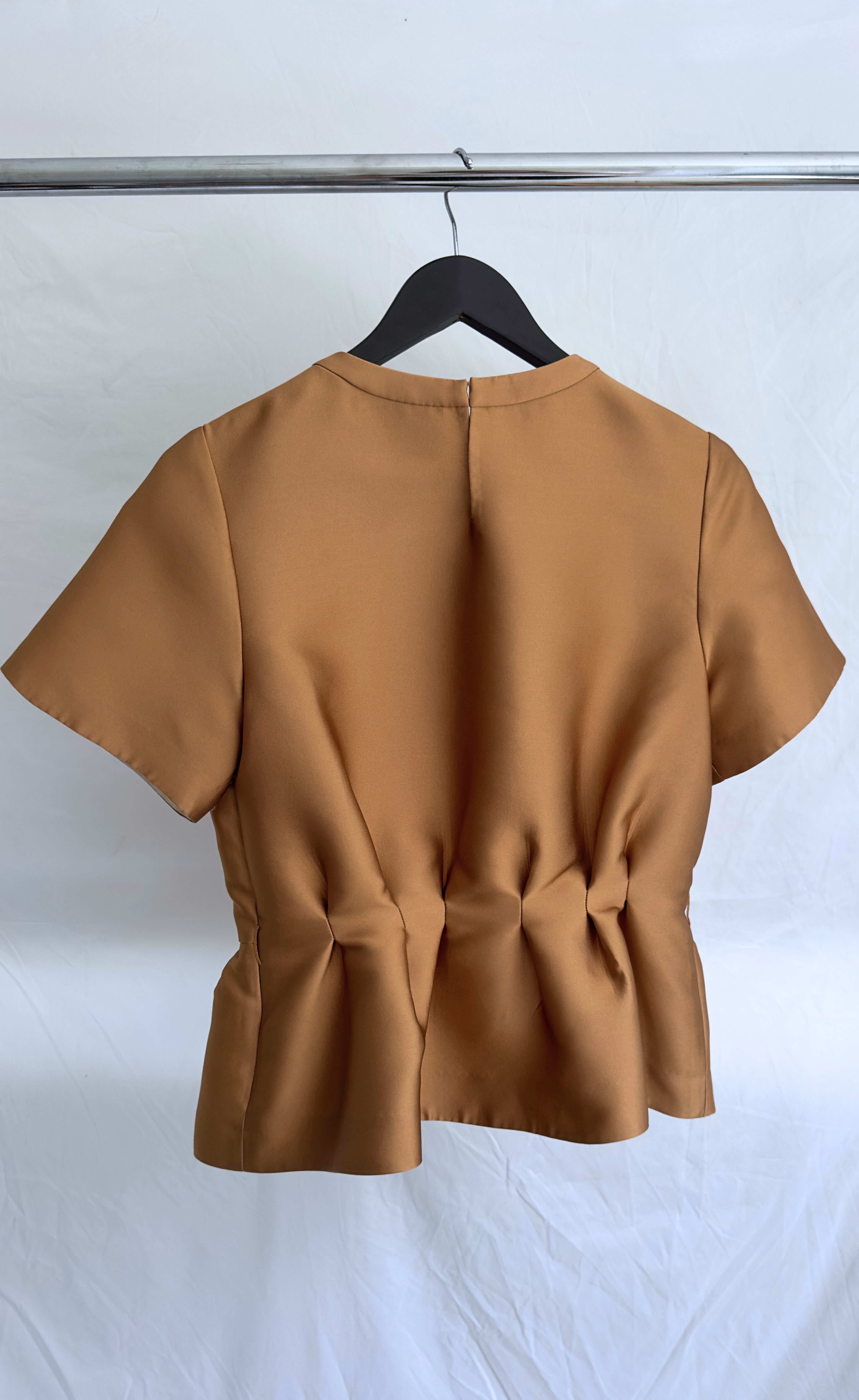 Phillip Lim - Gathered Waist Silk Top, size 8