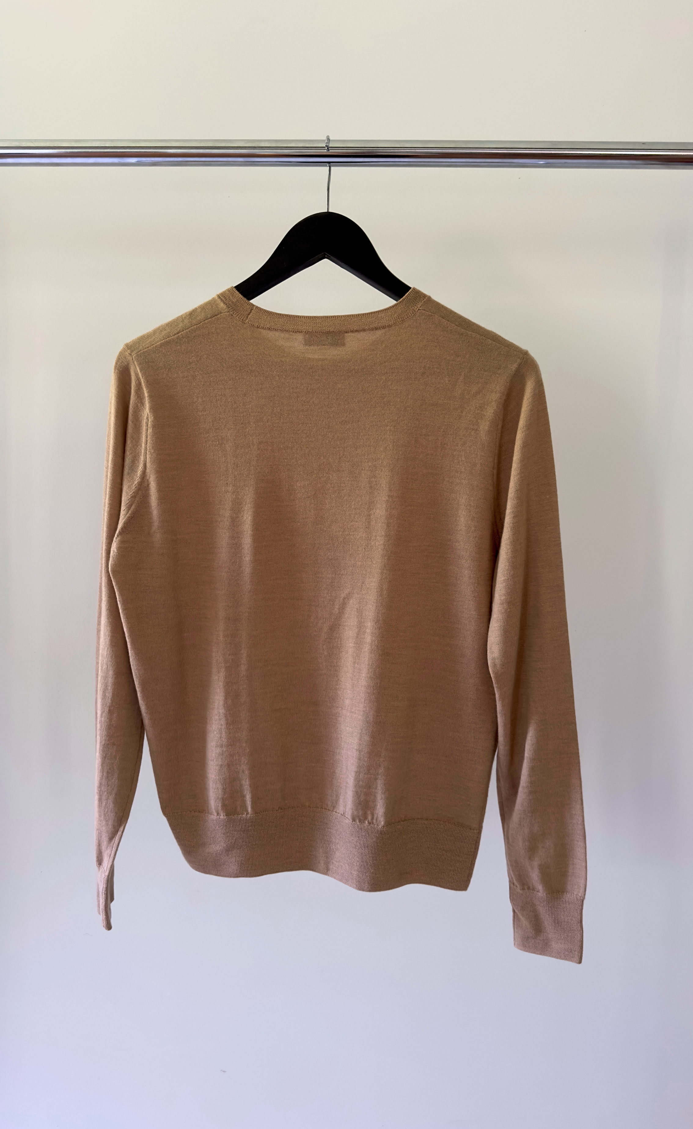 Dries Van Noten - Camel knit Crew Neck Sweater, size M