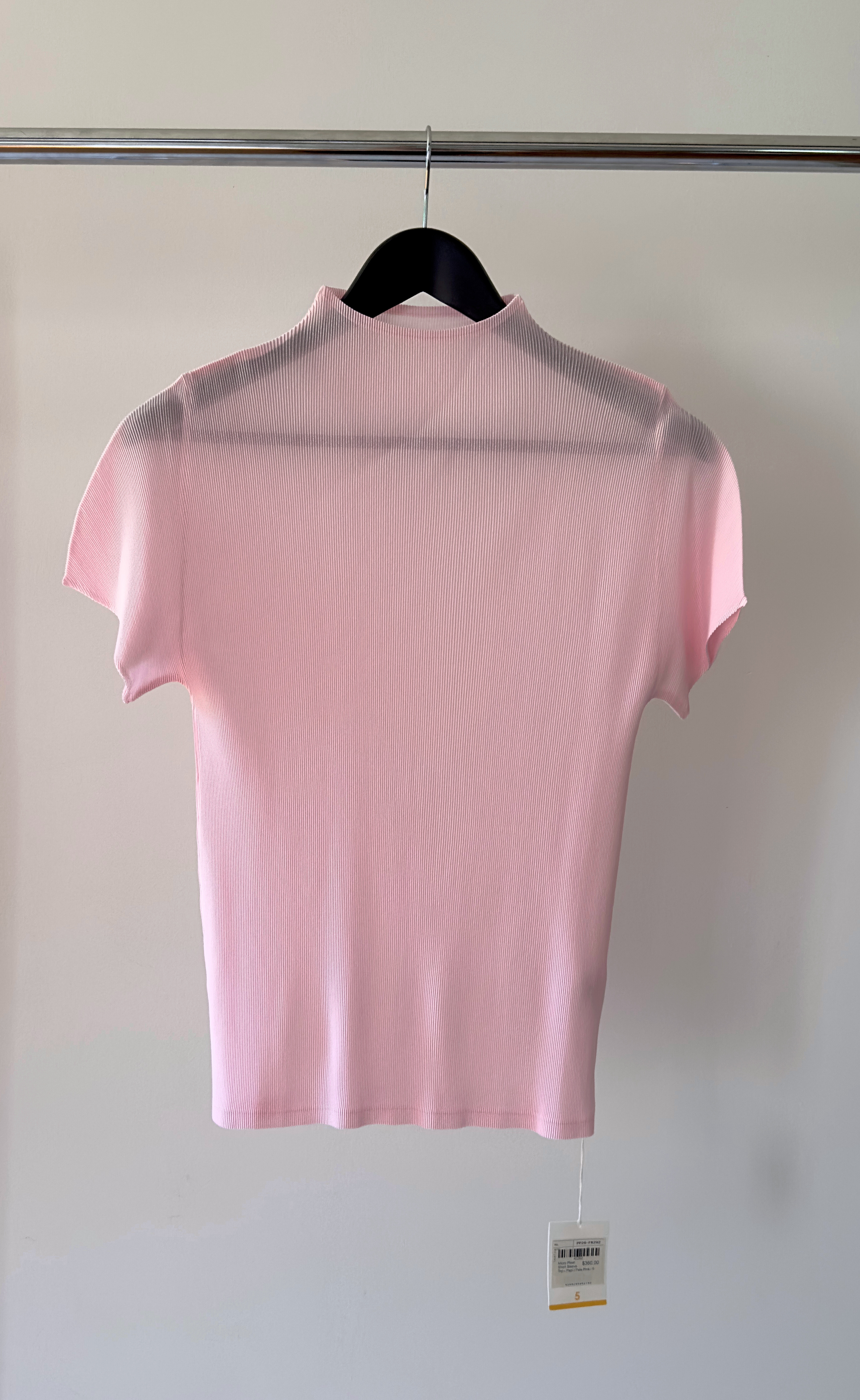 Issey Miyake Pleats Please - High Neck Top, Size 5