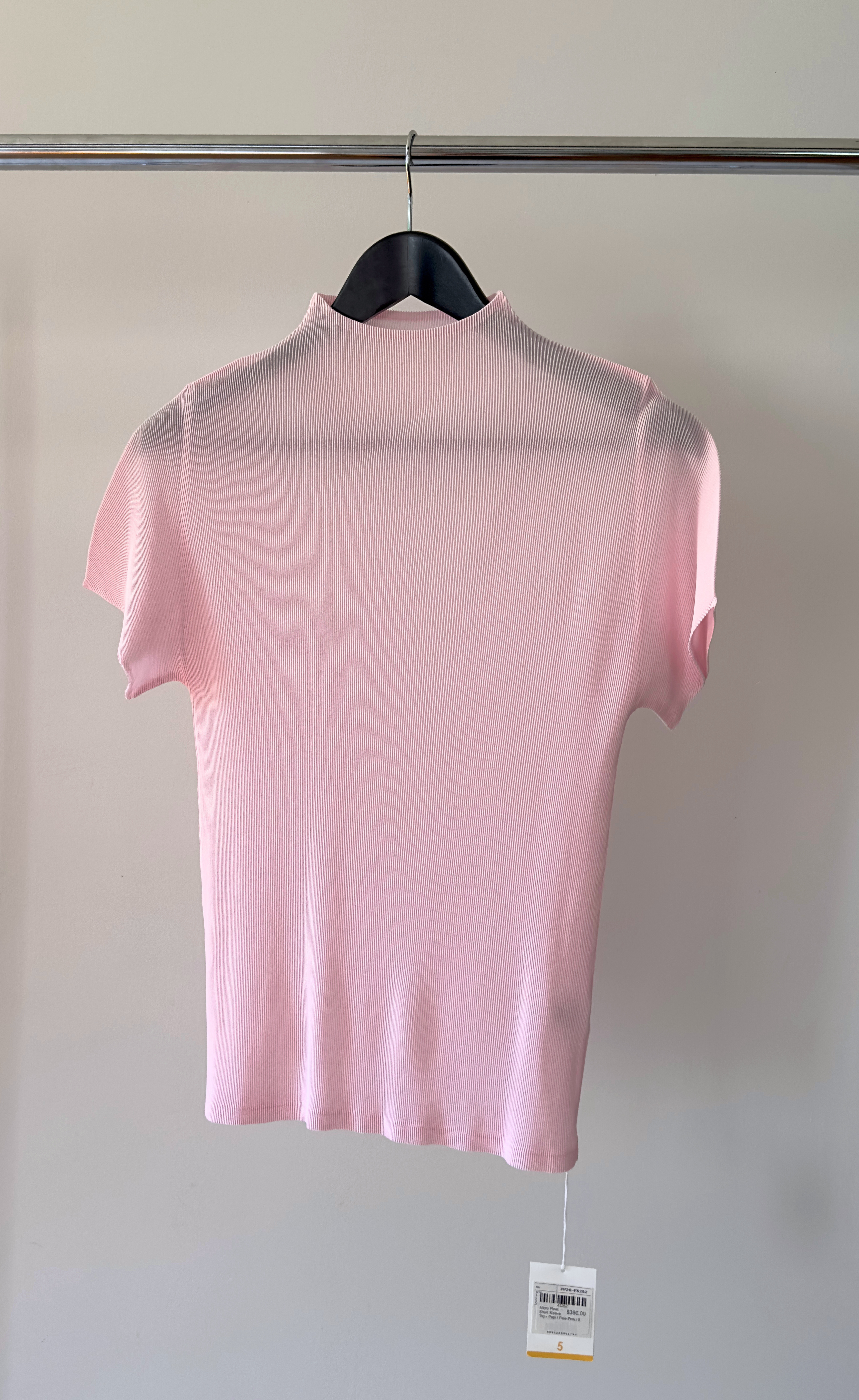 Issey Miyake Pleats Please - High Neck Top, Size 5