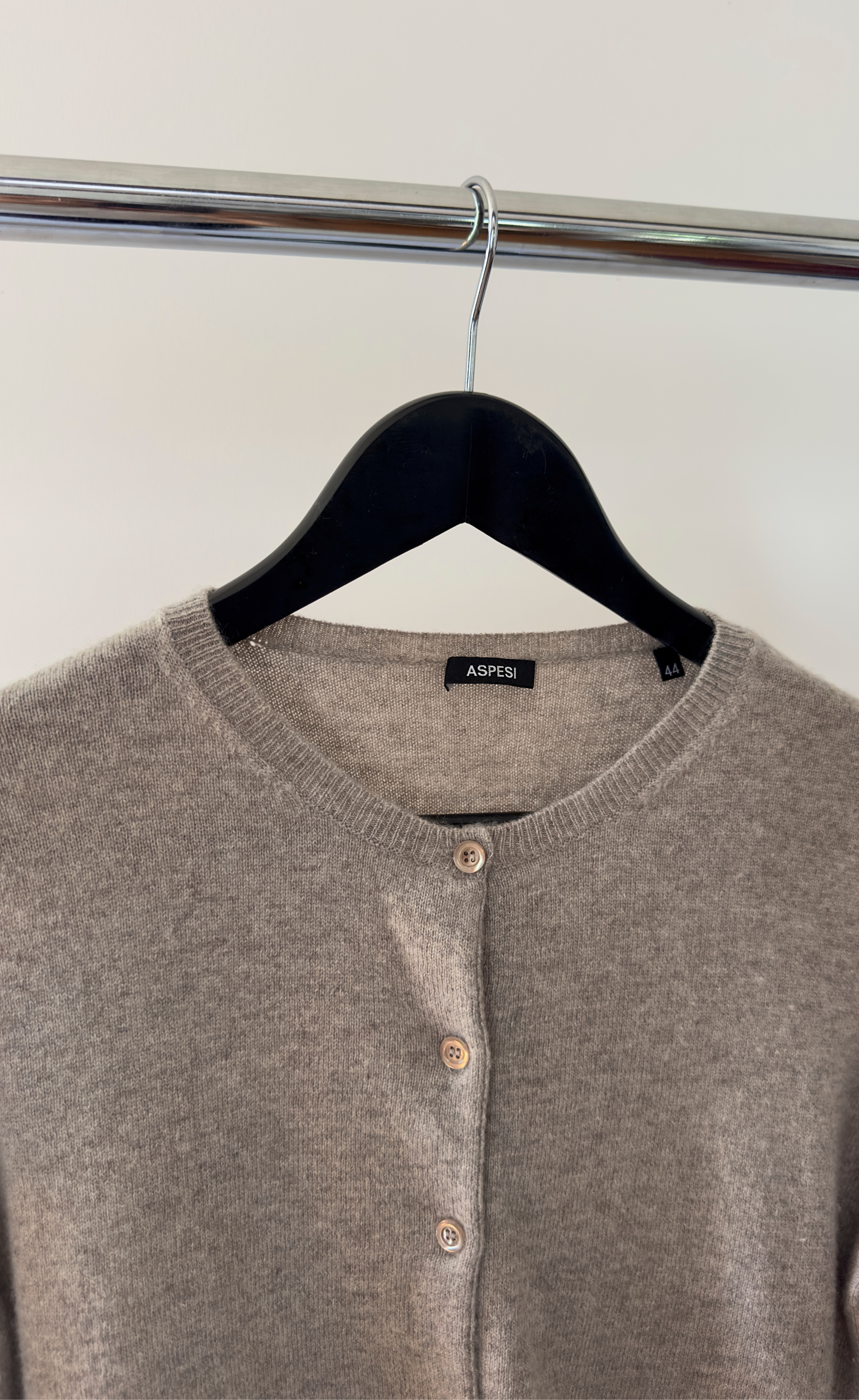 Aspesi – Cashmere Crew Neck Sweater, Size 44