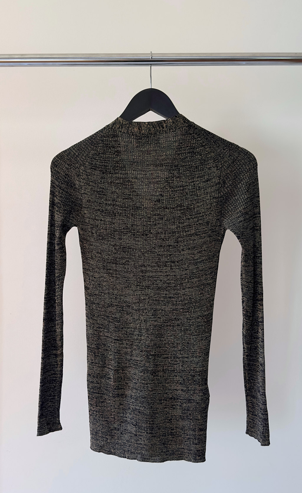 Prada – Deep V Wool Knit Top, Size IT42
