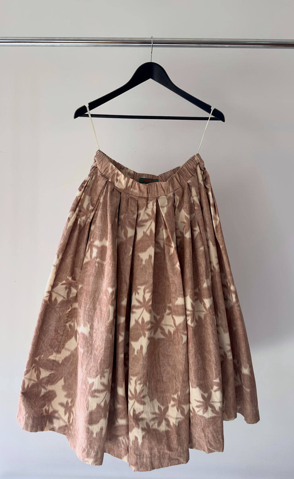 Casey Casey – Ikat Double Rideaux Midi Skirt, Size M