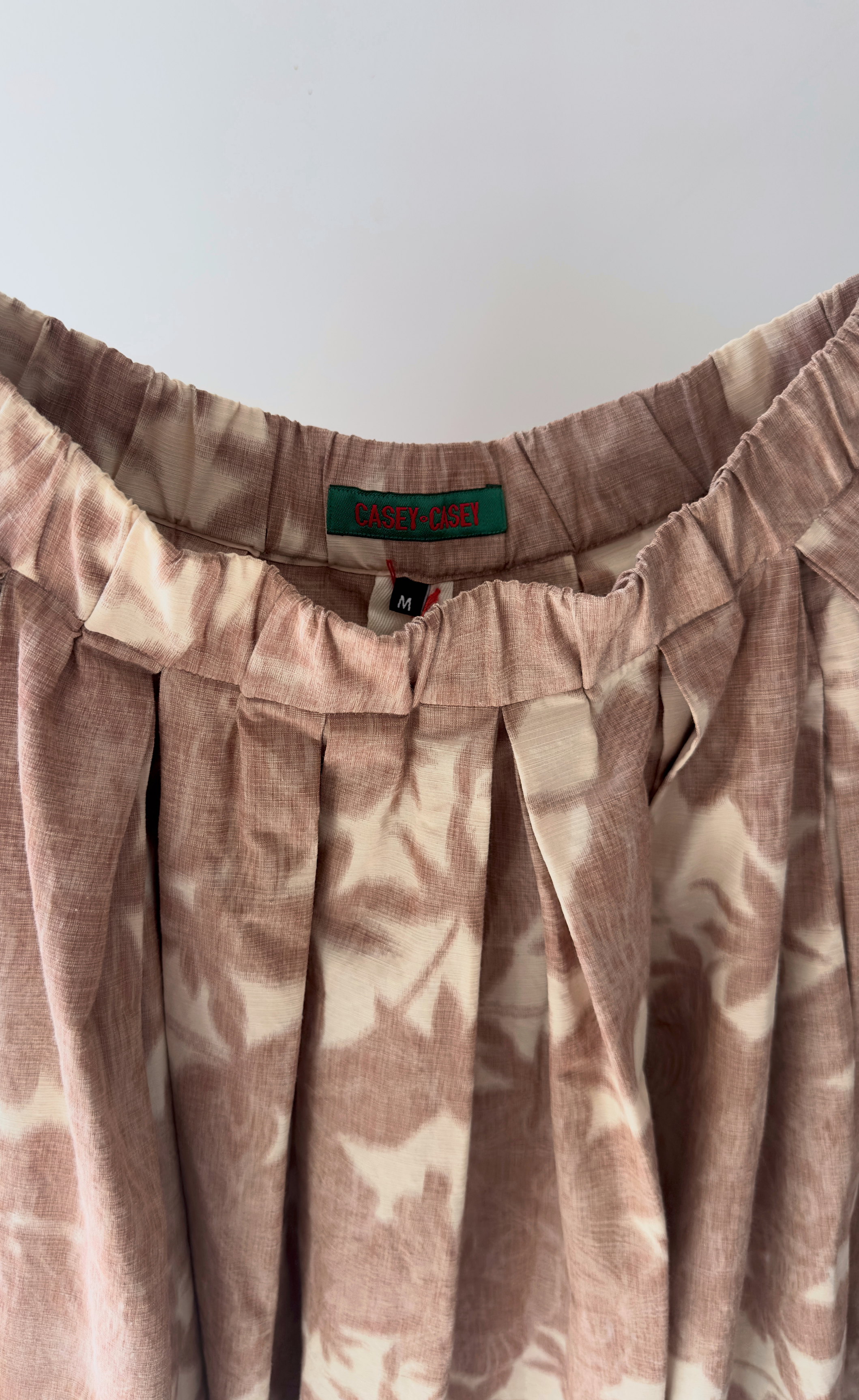 Casey Casey – Ikat Double Rideaux Midi Skirt, Size M