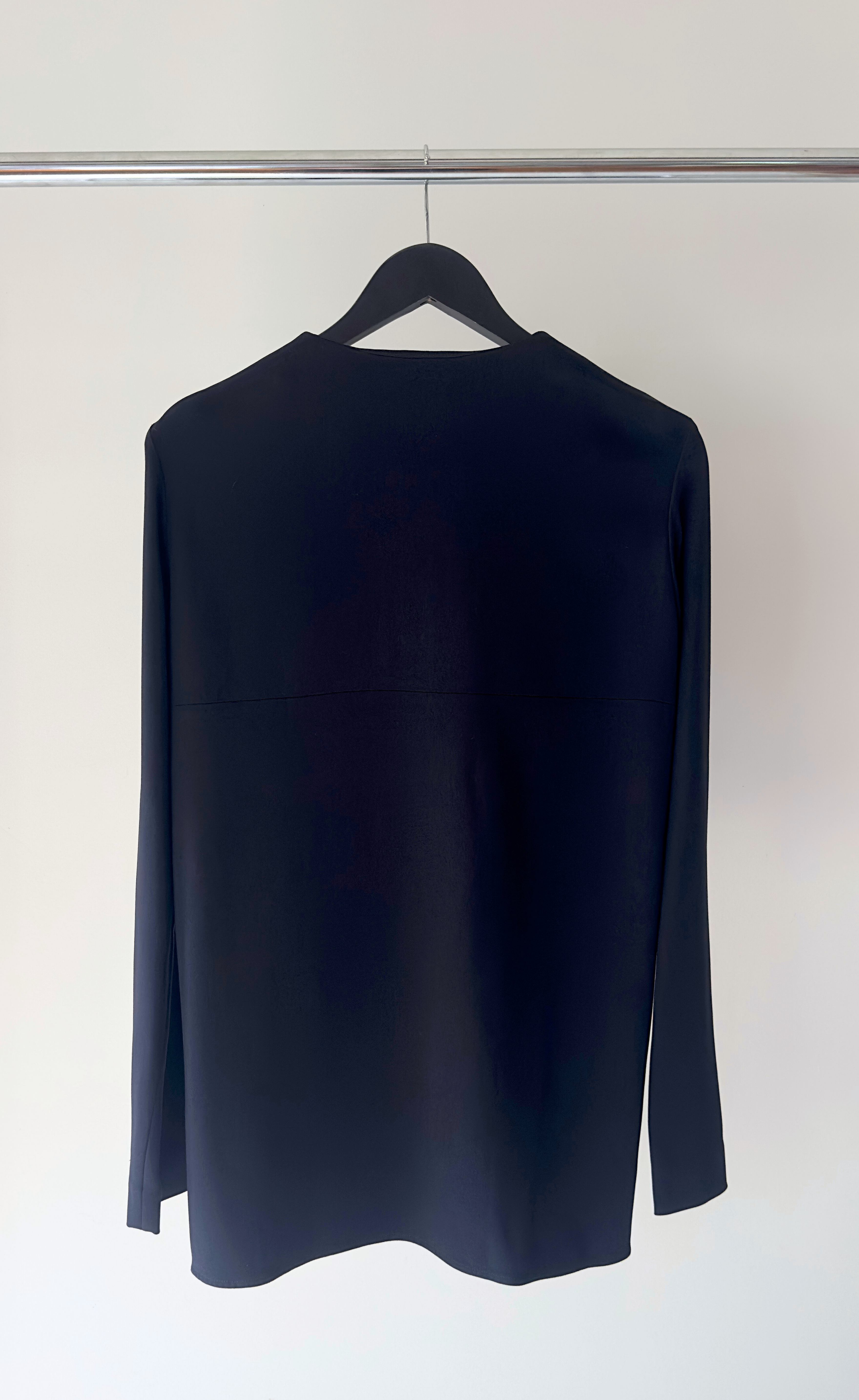 Stella McCartney – Exposed Zip Long Sleeve Top, Size 40