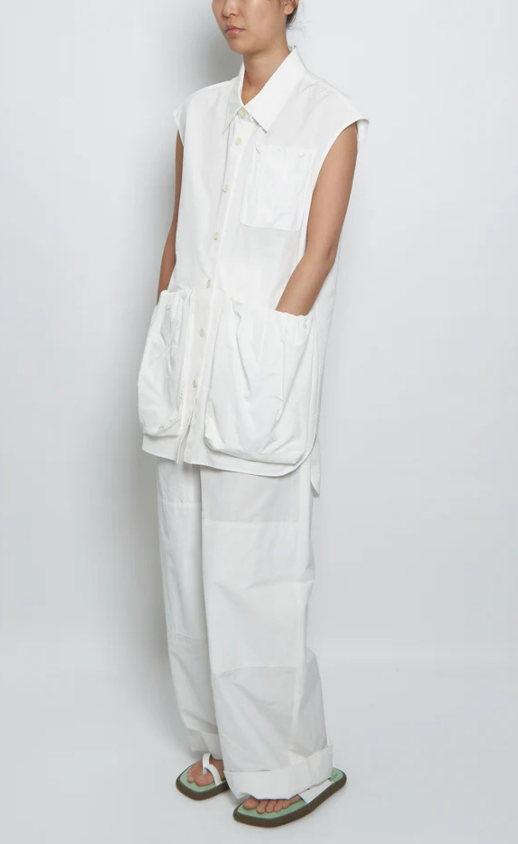 Dries Van Noten – Varon Cotton Sleeveless Top, Size S