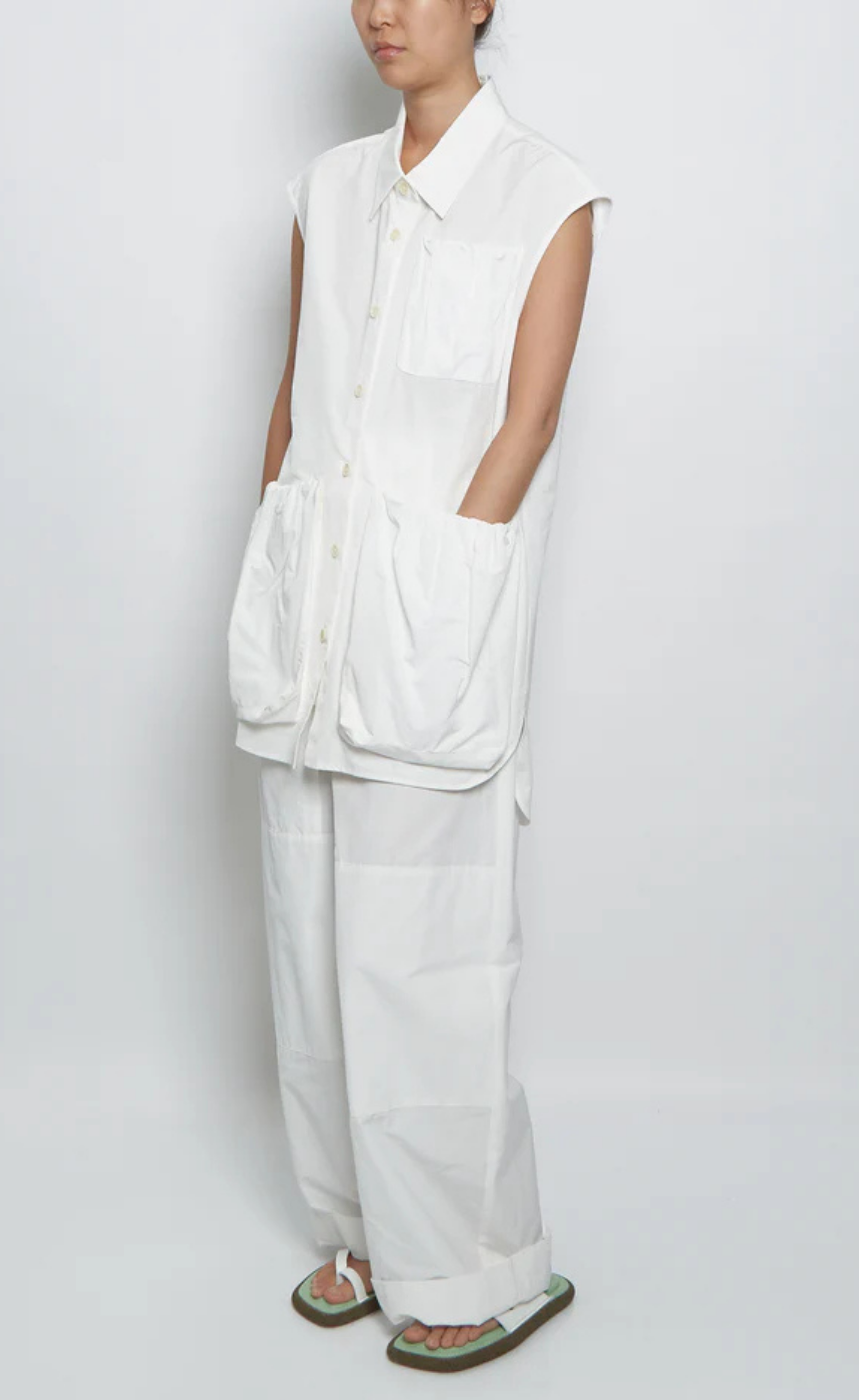 Dries Van Noten – Varon Cotton Sleeveless Top, Size S