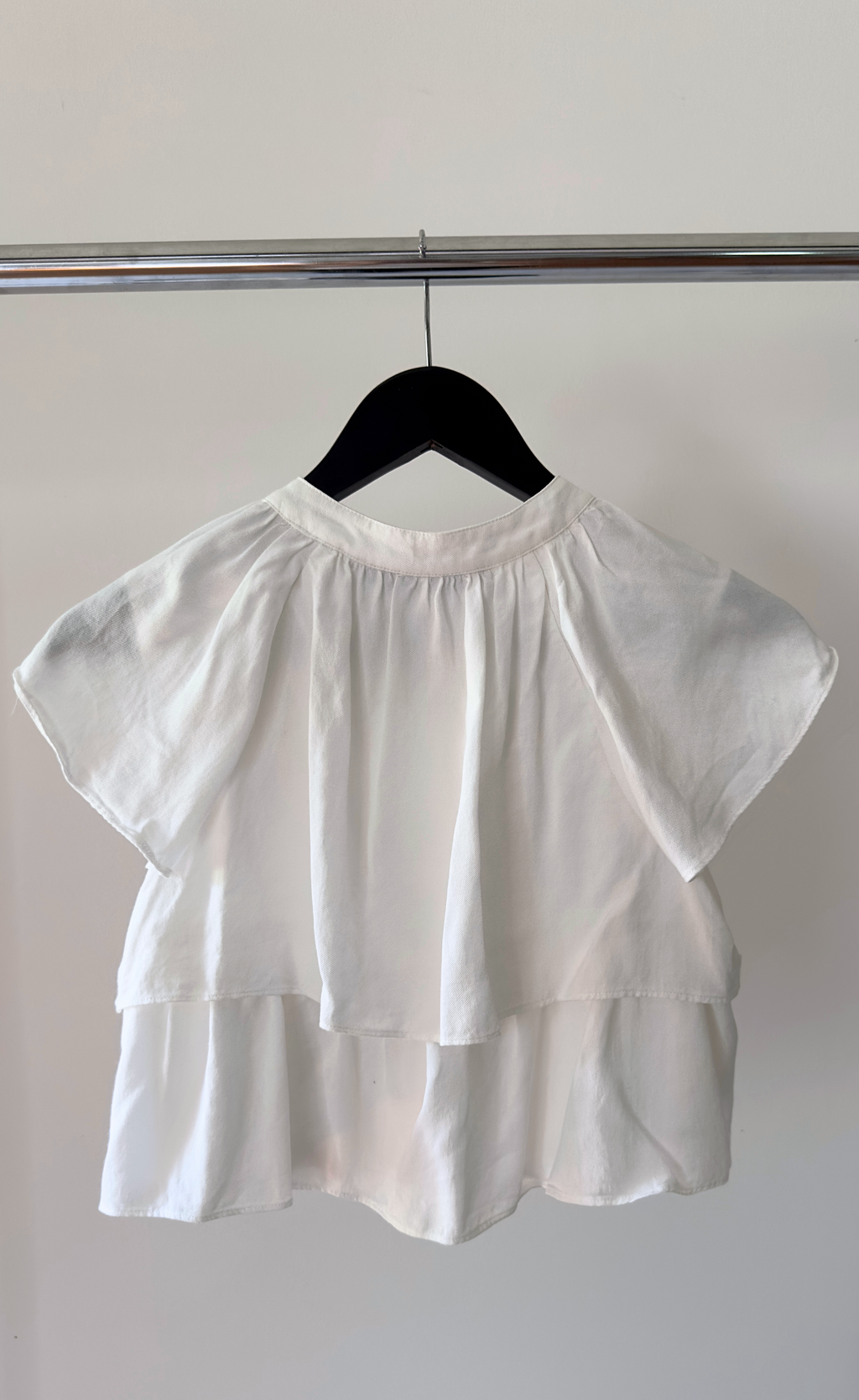 Alpha 60 - Soft Structured Blouse , Ivory, Size S