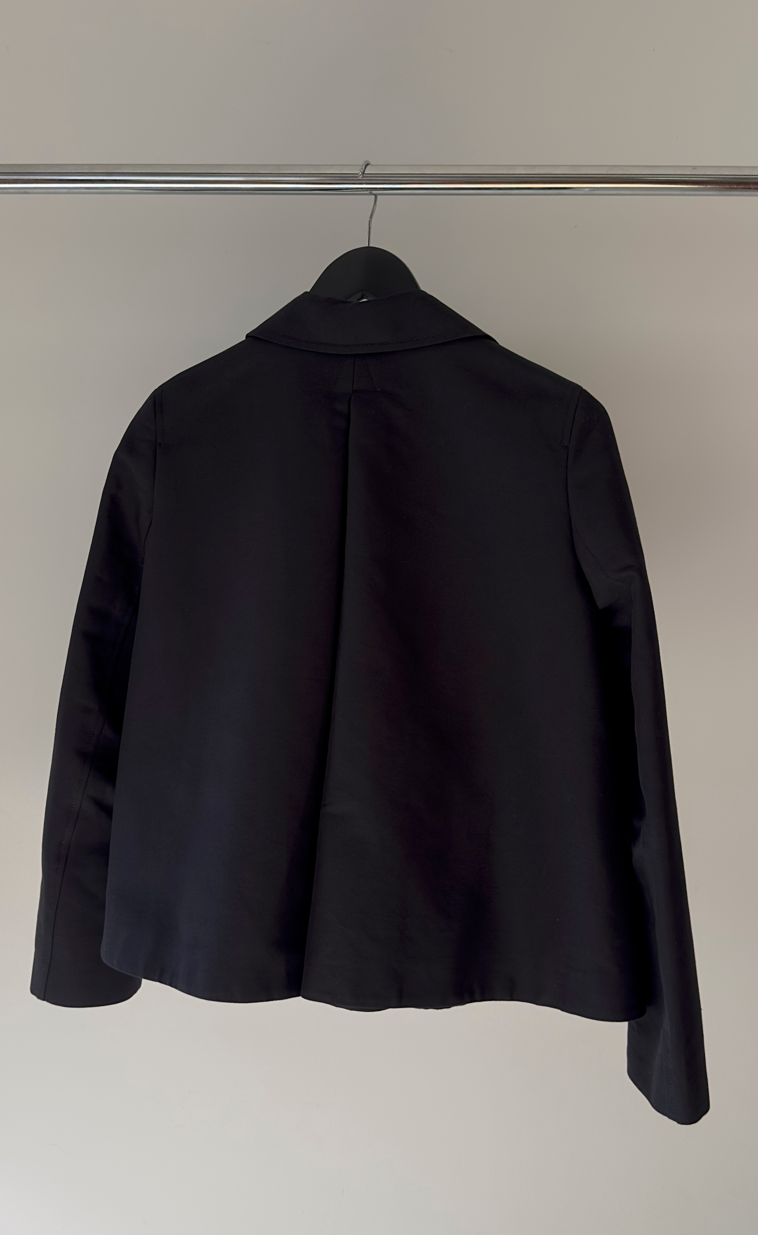 Marni - Structured Black Cropped Jacket, Size 40