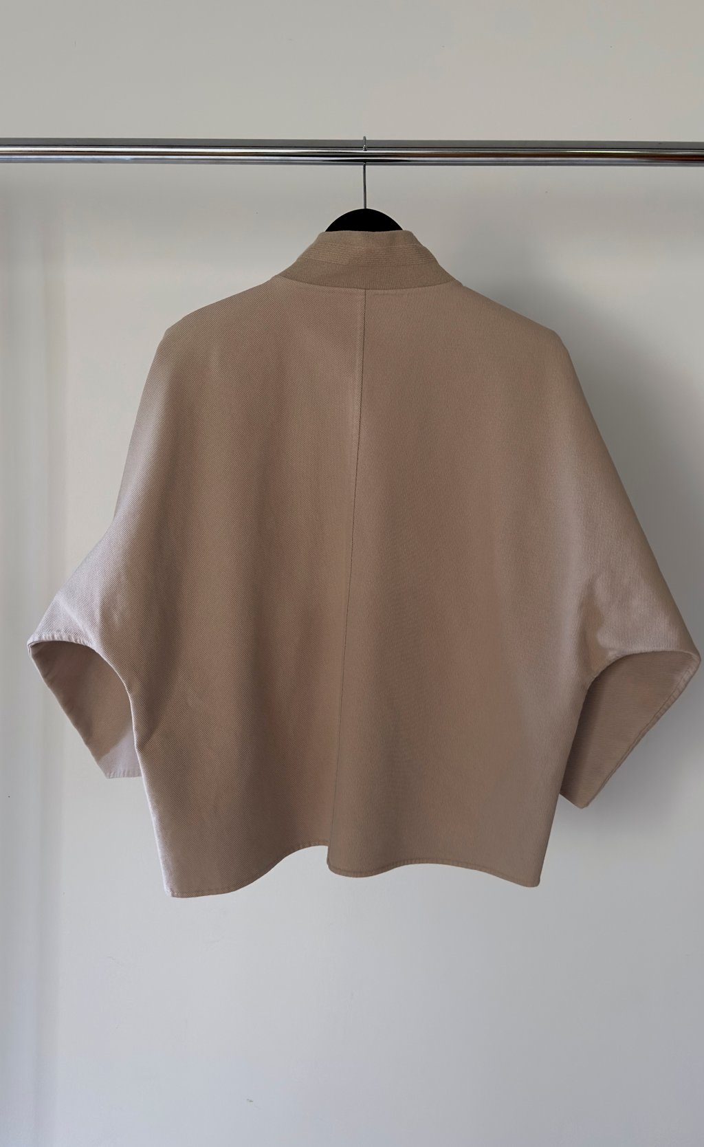 Sofie D'Hoore - Sculptural Zip Front Beige Jacket, Size 38