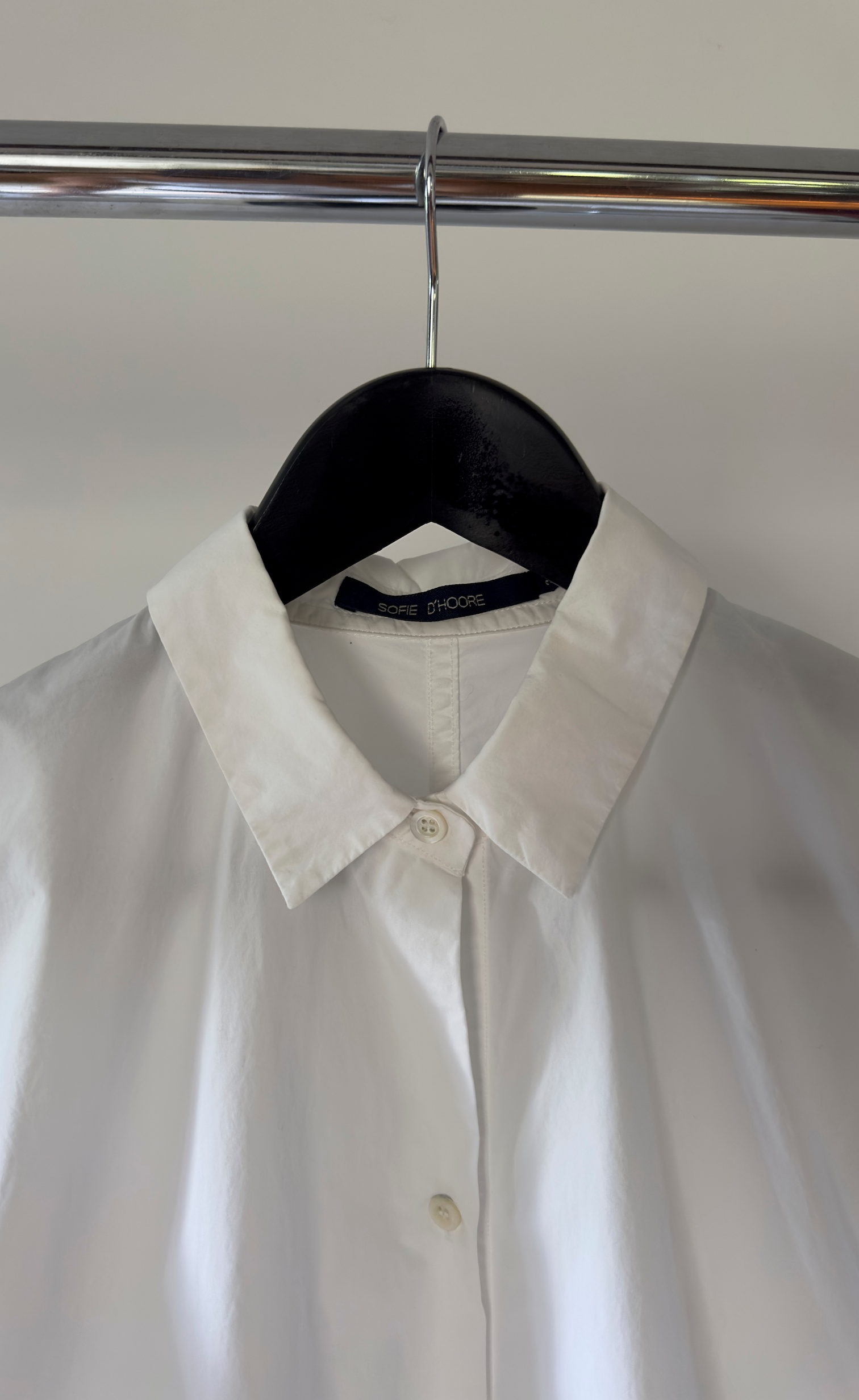 Sofie D'Hoore - Crisp White Cotton Shirt, Size 36