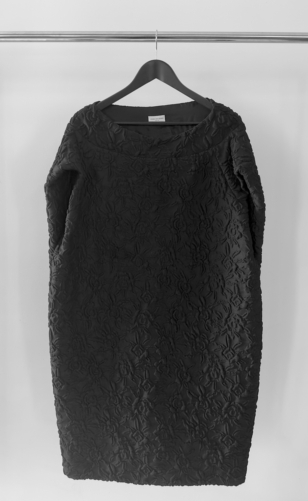 Dries Van Noten - Black Jacquard Dress
