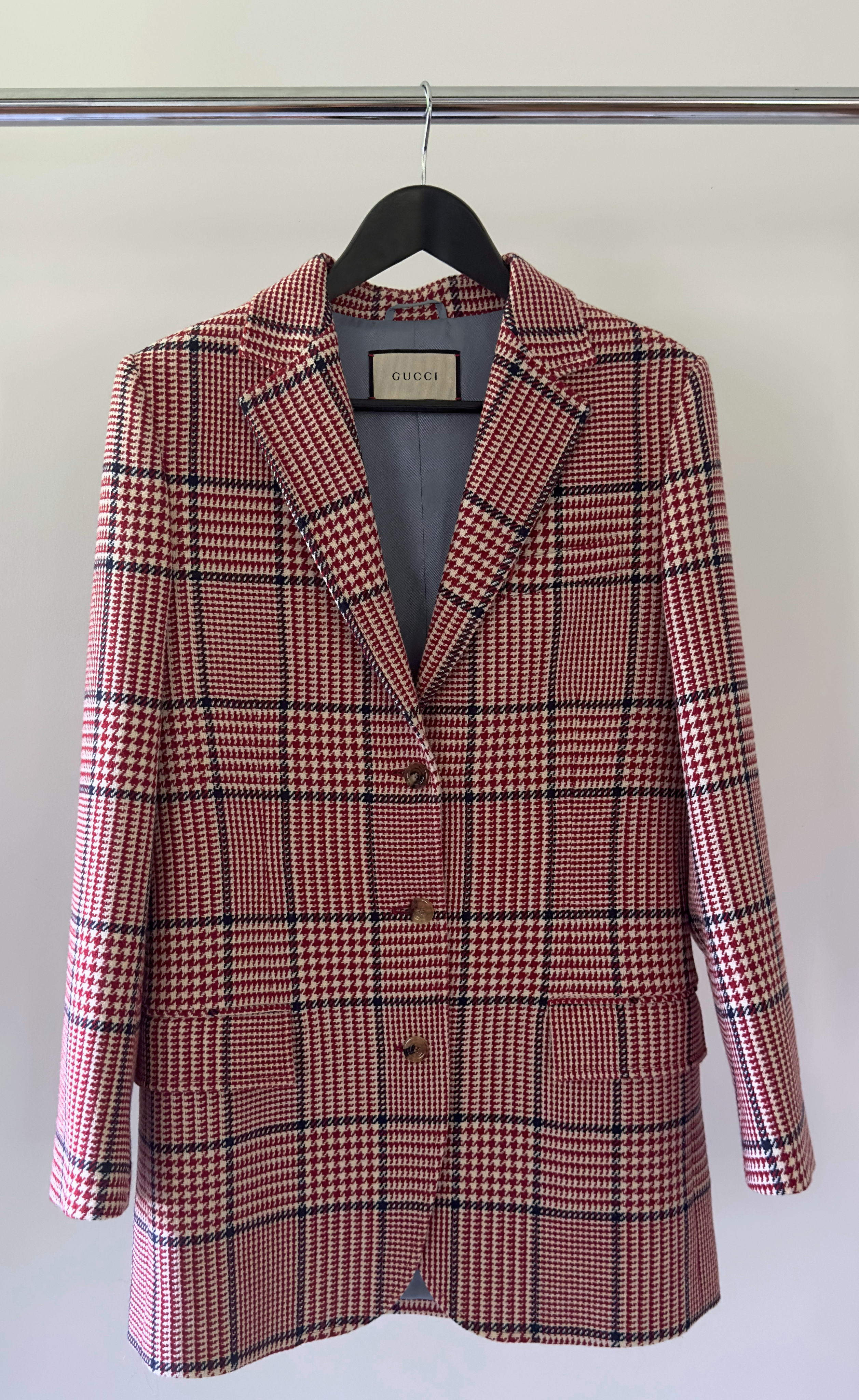 Gucci - 2018 Collection, Check Tailored Jacket