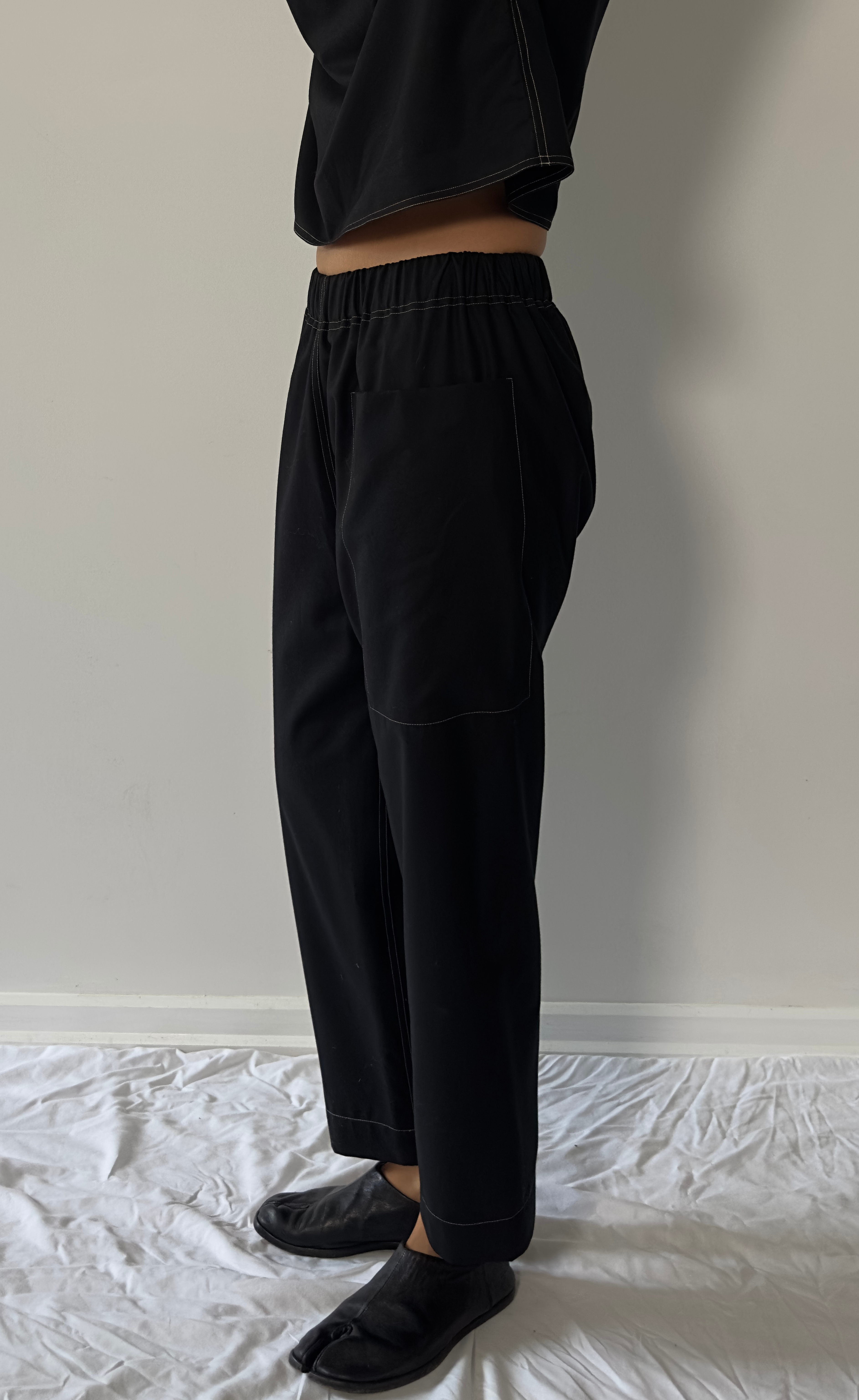 SOFIE D'HOORE - Black wool set